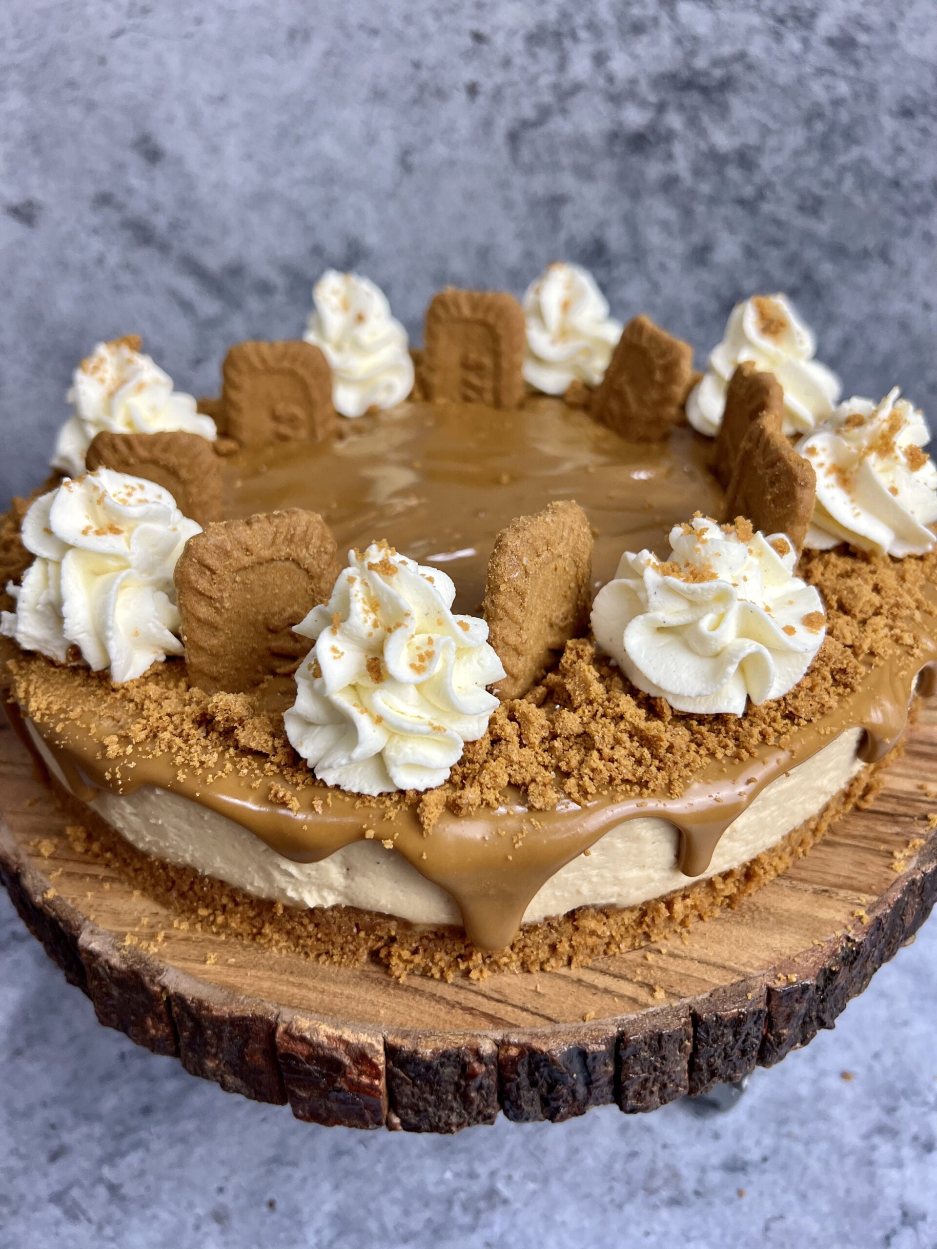 No-bake Biscoff Cheesecake