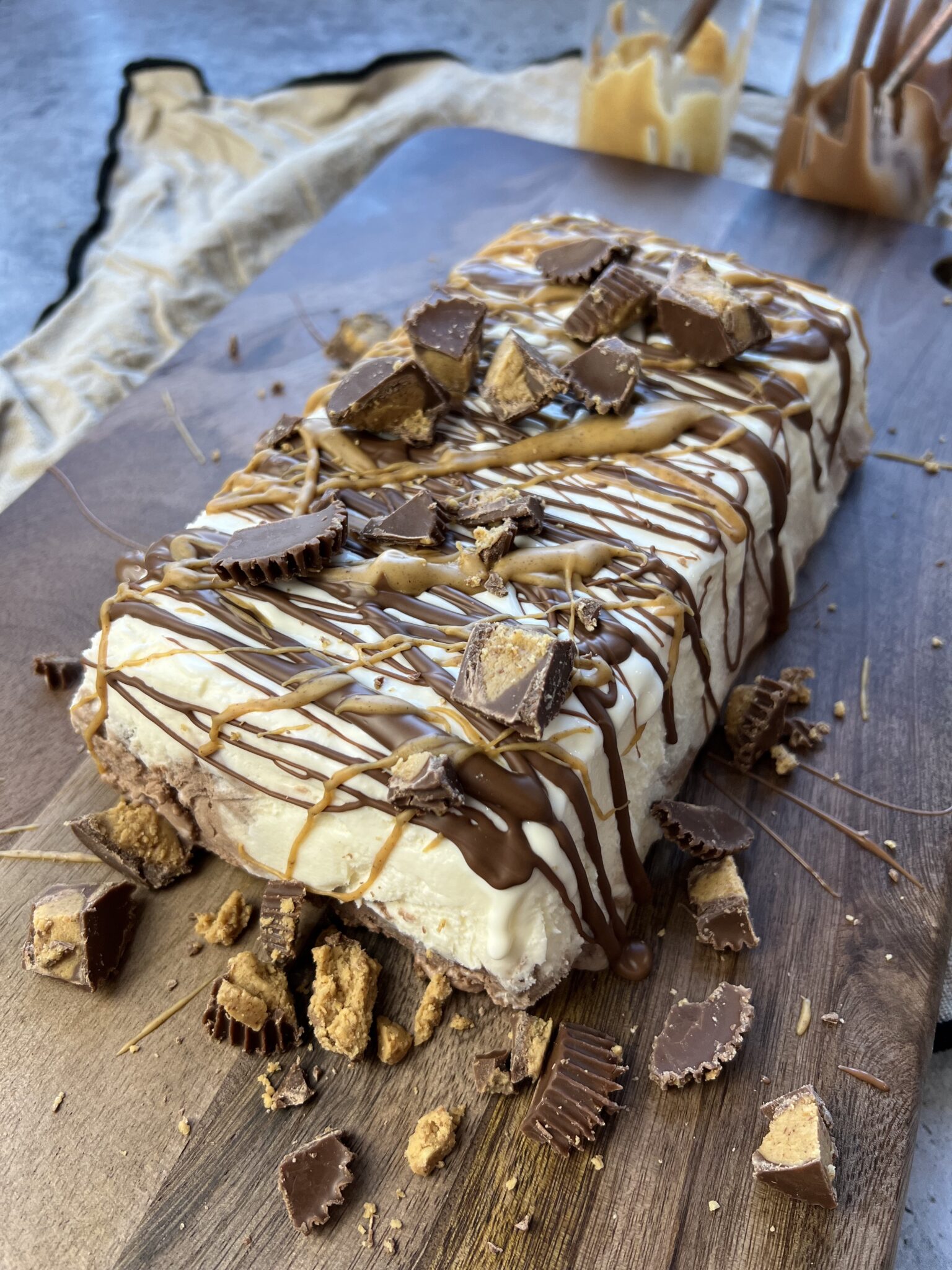 Peanut Butter Cheesecake Ice Cream Icebox Vessys Gourmet Kitchen